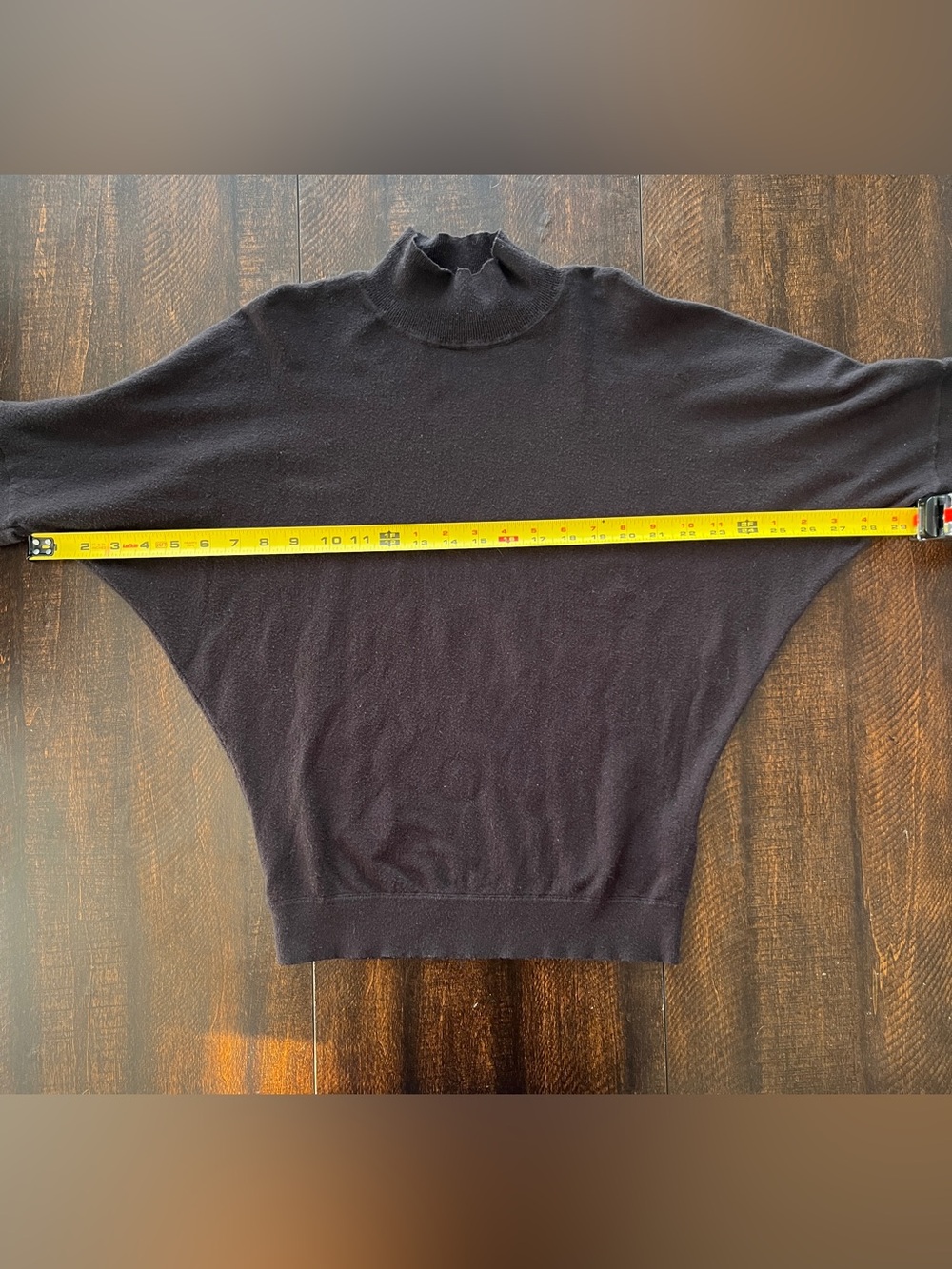 Elegant Minimalist Pilcro Mock Neck Batwing Sweater - Picture 8 of 9